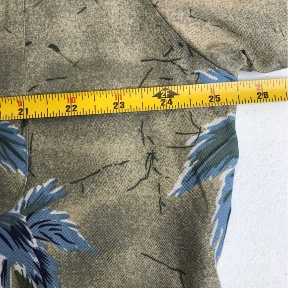 Vintage Hana Bay Hawaiian Shirt Short Sleeve Rayon Button Front Mens Size Large - Picture 9 of 12